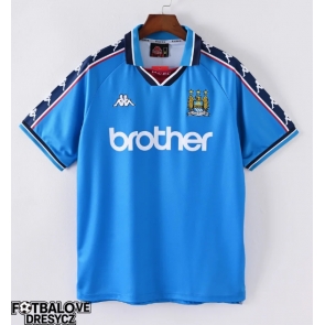 Manchester City 1997-1999 Retro Domácí Dres Krátký Rukáv Manchester City 1997-1999 Retro Domácí Dres Krátký Rukáv